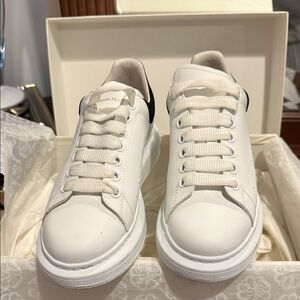 Alexander McQueen White and Black Men's Sneakers